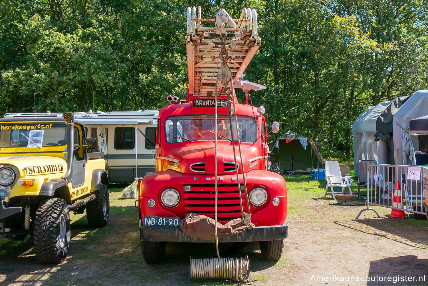 Vrachtwagens Ford F-5 uit 1948